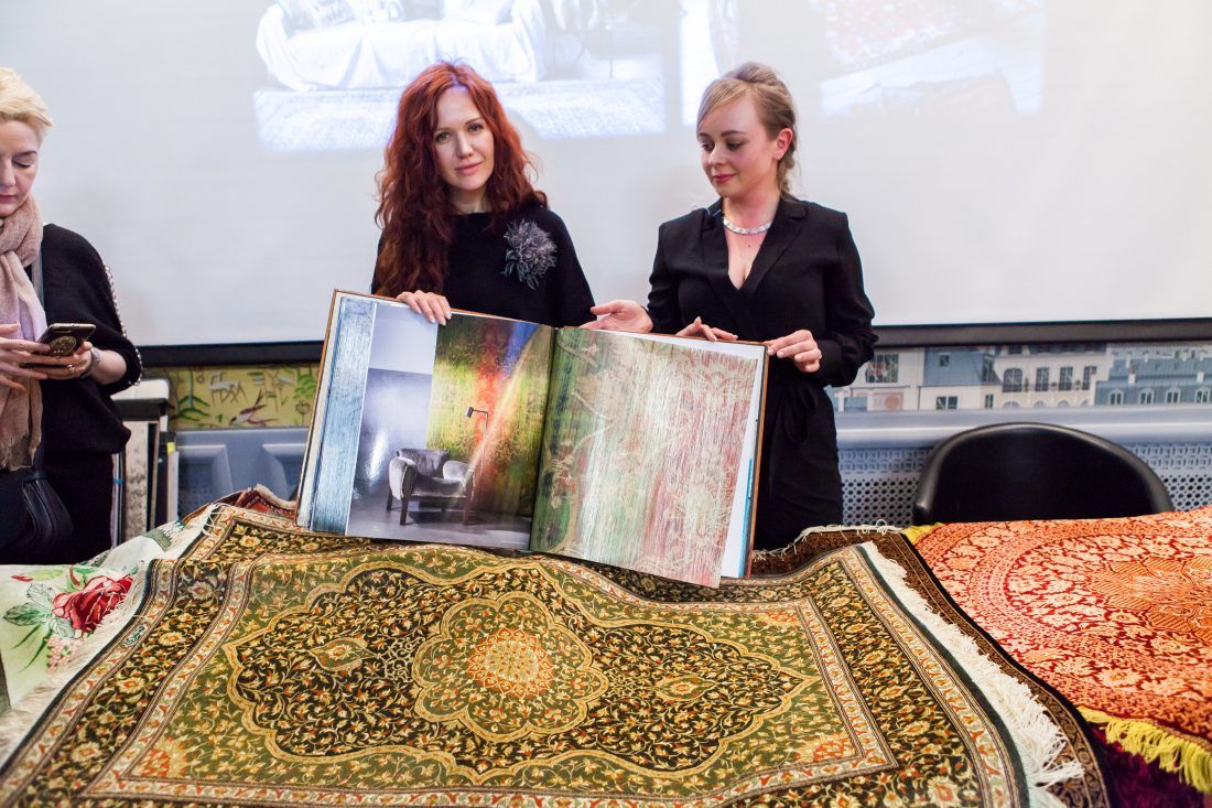 лекция «Персидские ковры, уникальные и универсальные» в Центре Дизайна Мануфактура 5 Ампир Декор