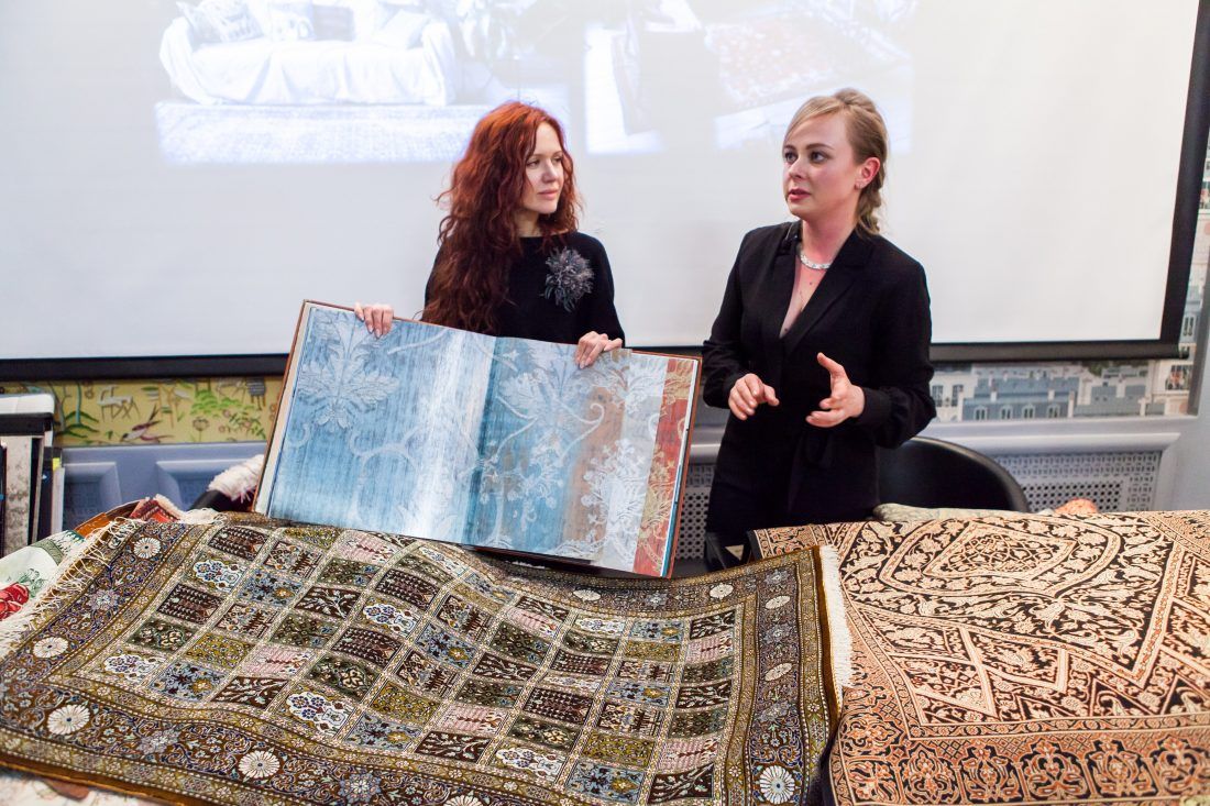 лекция «Персидские ковры, уникальные и универсальные» в Центре Дизайна Мануфактура 5 Ампир Декор