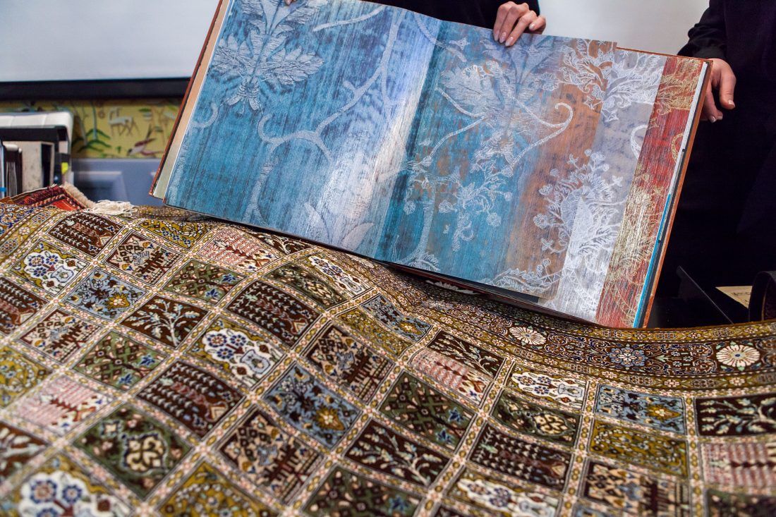 лекция «Персидские ковры, уникальные и универсальные» в Центре Дизайна Мануфактура 5 Ампир Декор