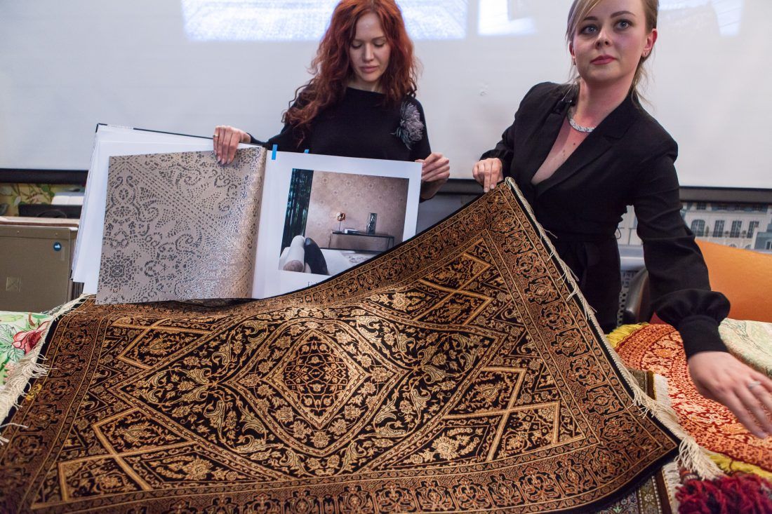 лекция «Персидские ковры, уникальные и универсальные» в Центре Дизайна Мануфактура 5 Ампир Декор