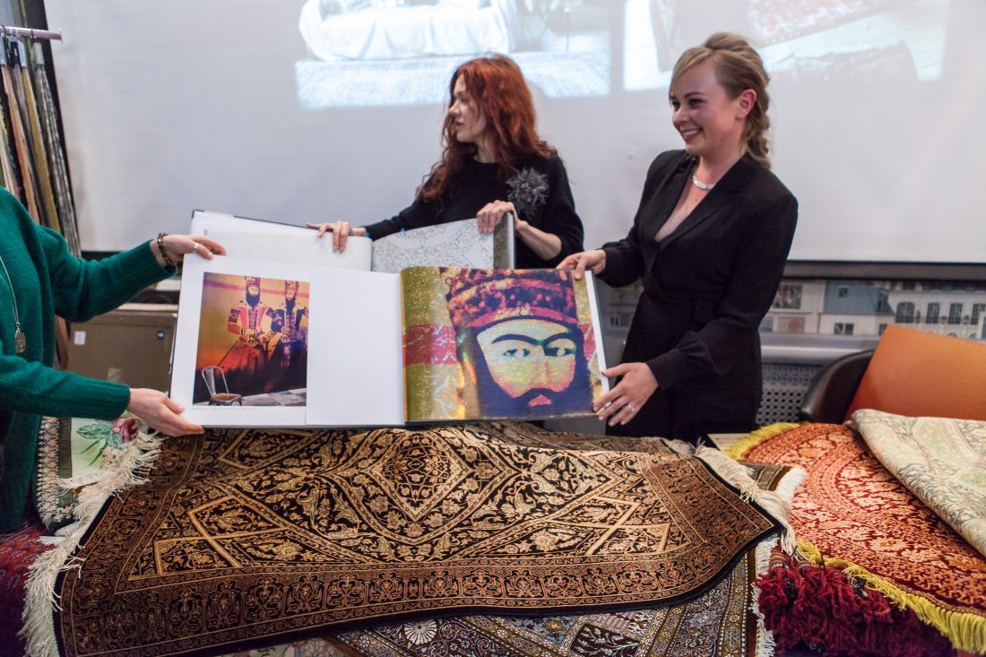 лекция «Персидские ковры, уникальные и универсальные» в Центре Дизайна Мануфактура 5 Ампир Декор