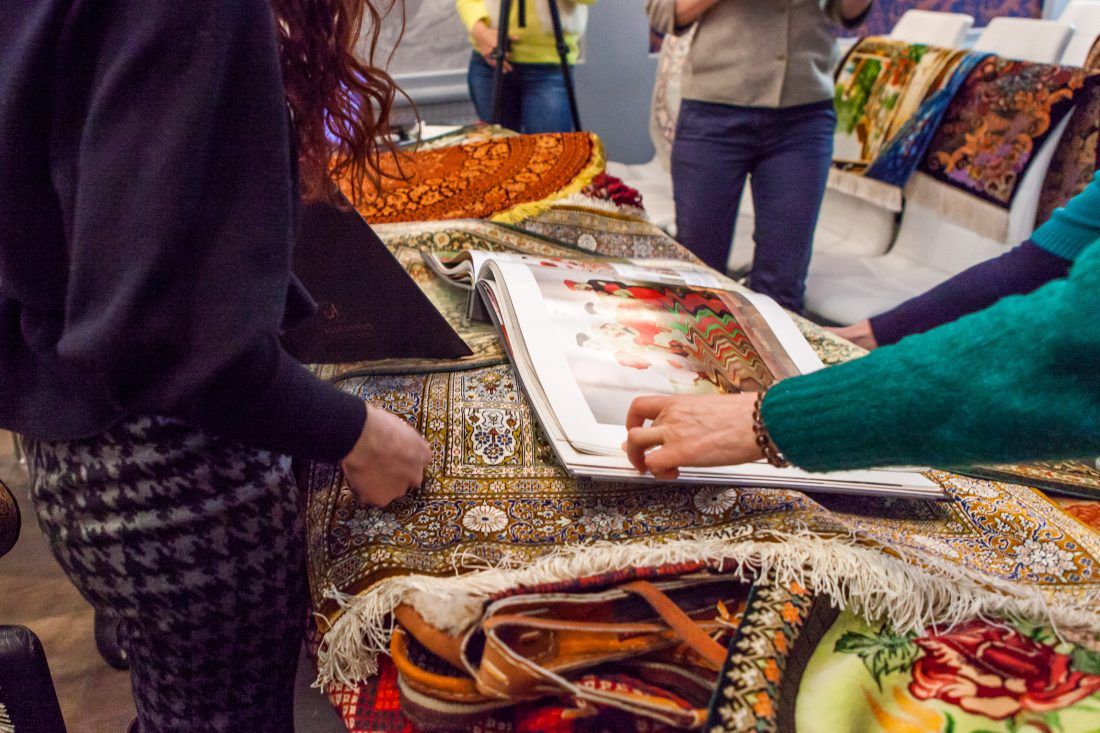 лекция «Персидские ковры, уникальные и универсальные» в Центре Дизайна Мануфактура 5 Ампир Декор