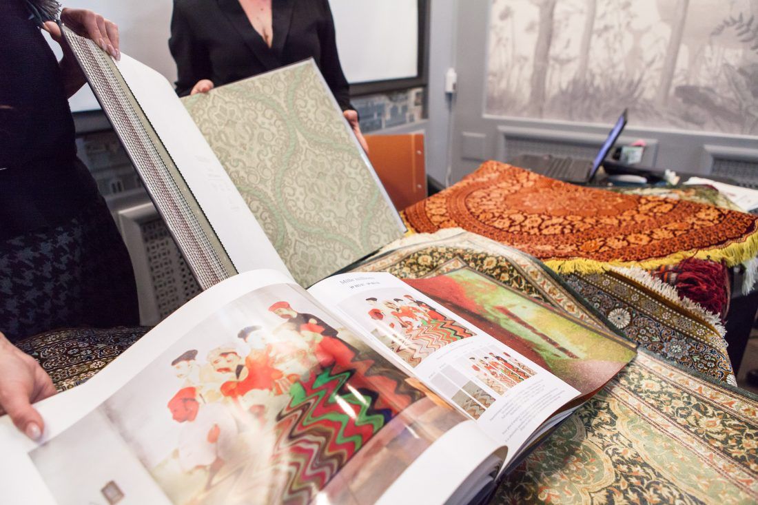 лекция «Персидские ковры, уникальные и универсальные» в Центре Дизайна Мануфактура 5 Ампир Декор