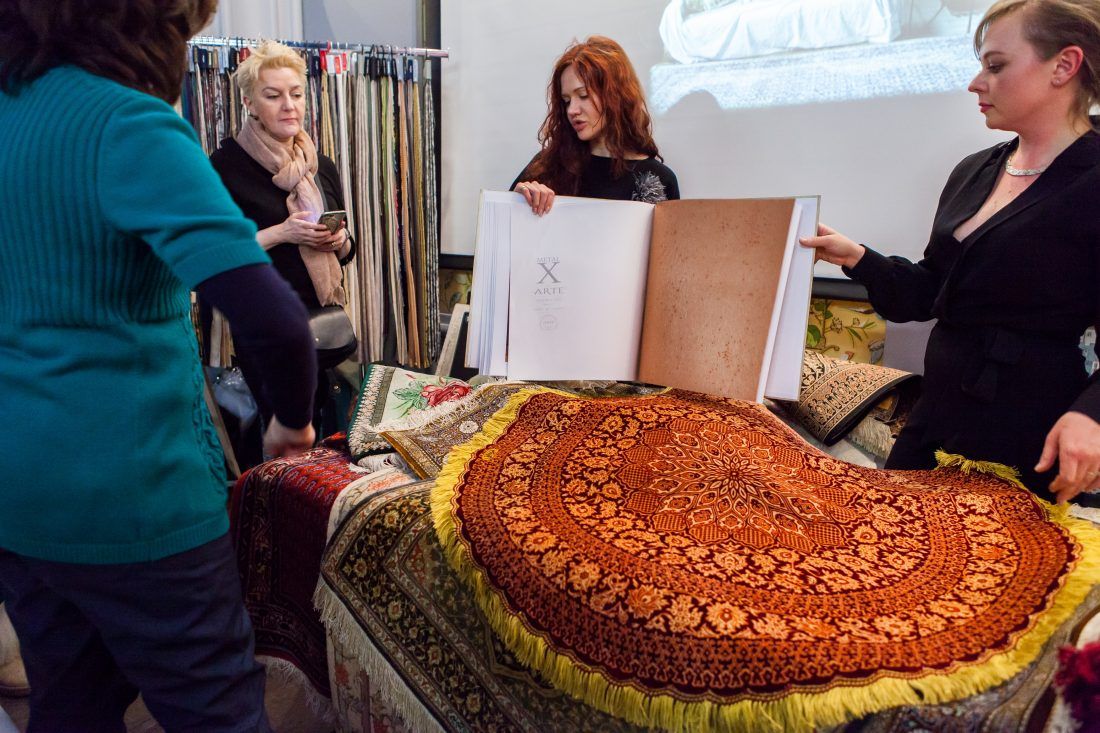 лекция «Персидские ковры, уникальные и универсальные» в Центре Дизайна Мануфактура 5 Ампир Декор