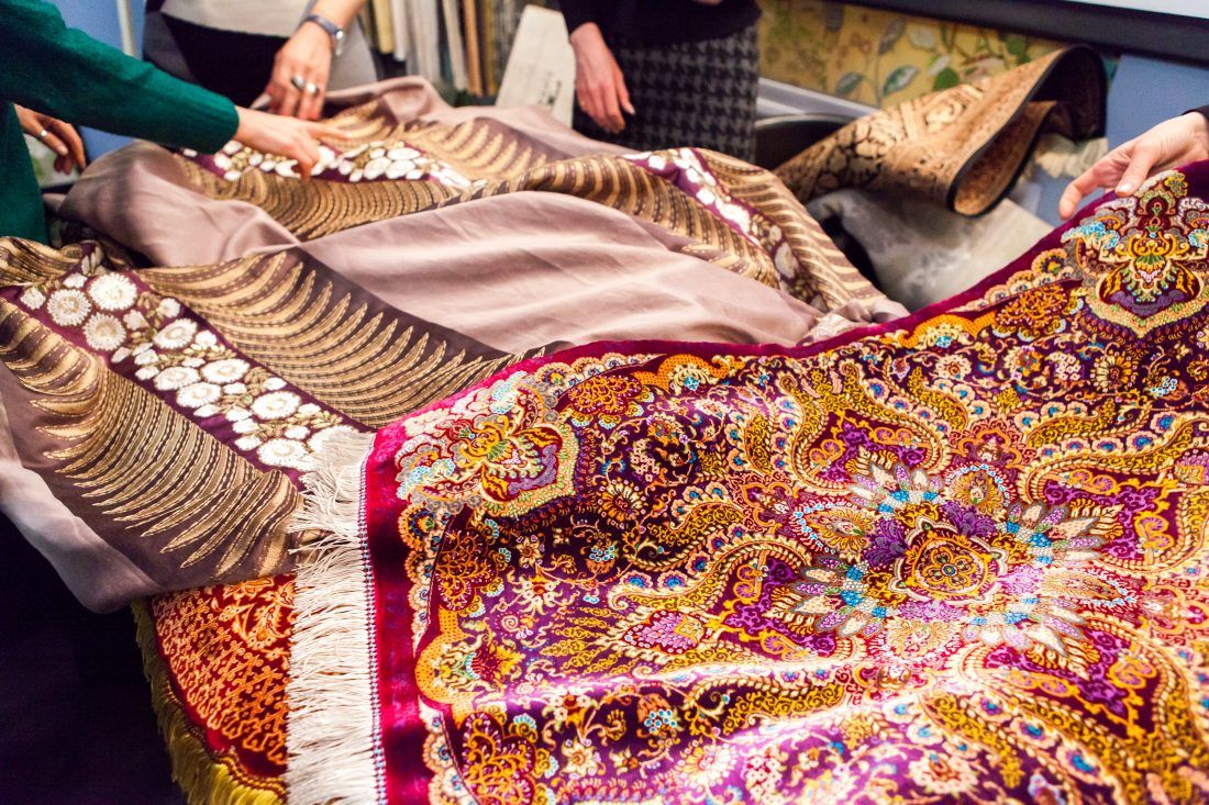 лекция «Персидские ковры, уникальные и универсальные» в Центре Дизайна Мануфактура 5 Ампир Декор