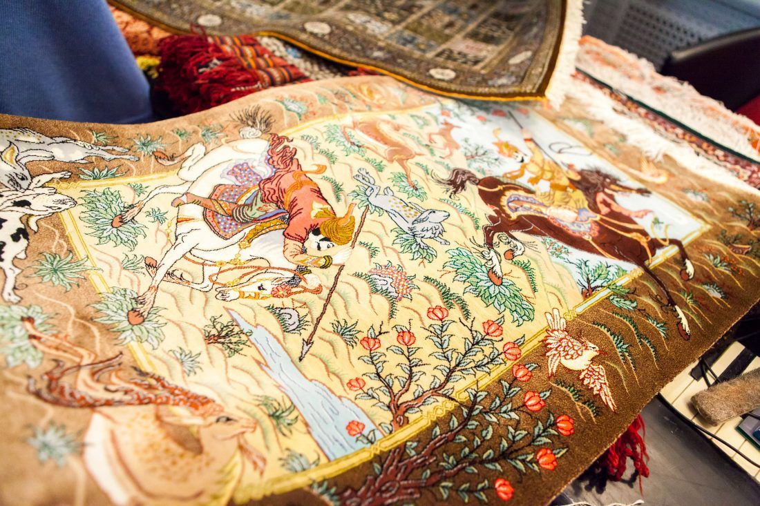 лекция «Персидские ковры, уникальные и универсальные» в Центре Дизайна Мануфактура 5 Ампир Декор