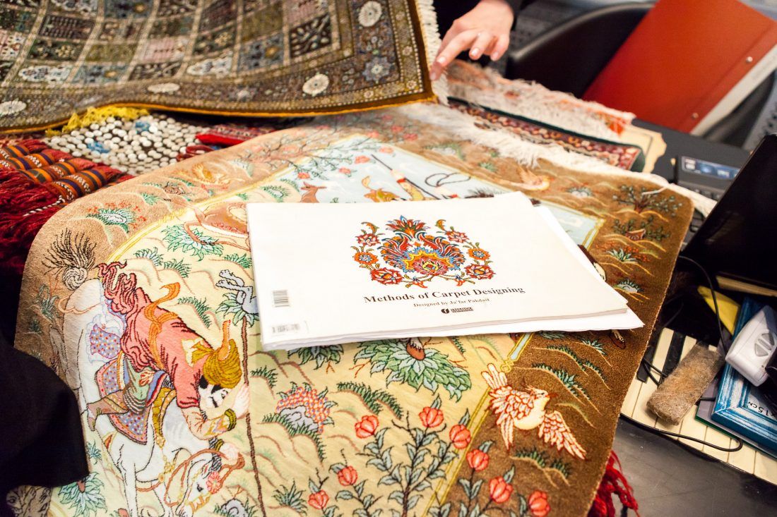 лекция «Персидские ковры, уникальные и универсальные» в Центре Дизайна Мануфактура 5 Ампир Декор