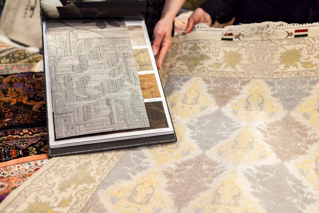 лекция «Персидские ковры, уникальные и универсальные» в Центре Дизайна Мануфактура 5 Ампир Декор
