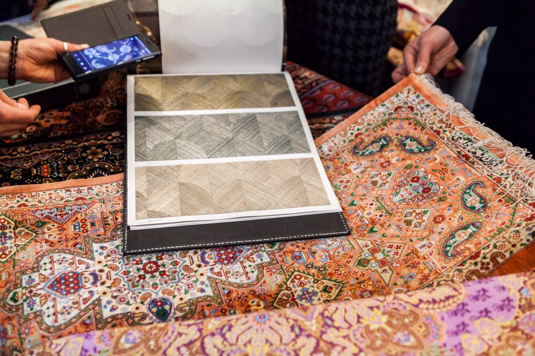 лекция «Персидские ковры, уникальные и универсальные» в Центре Дизайна Мануфактура 5 Ампир Декор