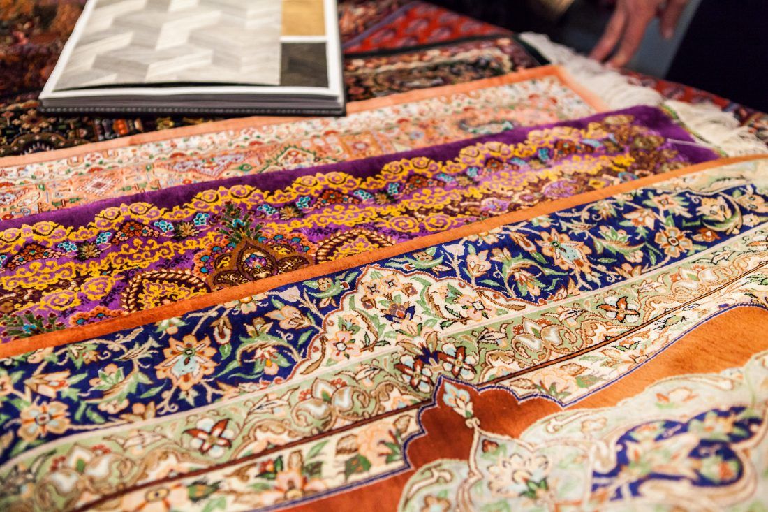 лекция «Персидские ковры, уникальные и универсальные» в Центре Дизайна Мануфактура 5 Ампир Декор