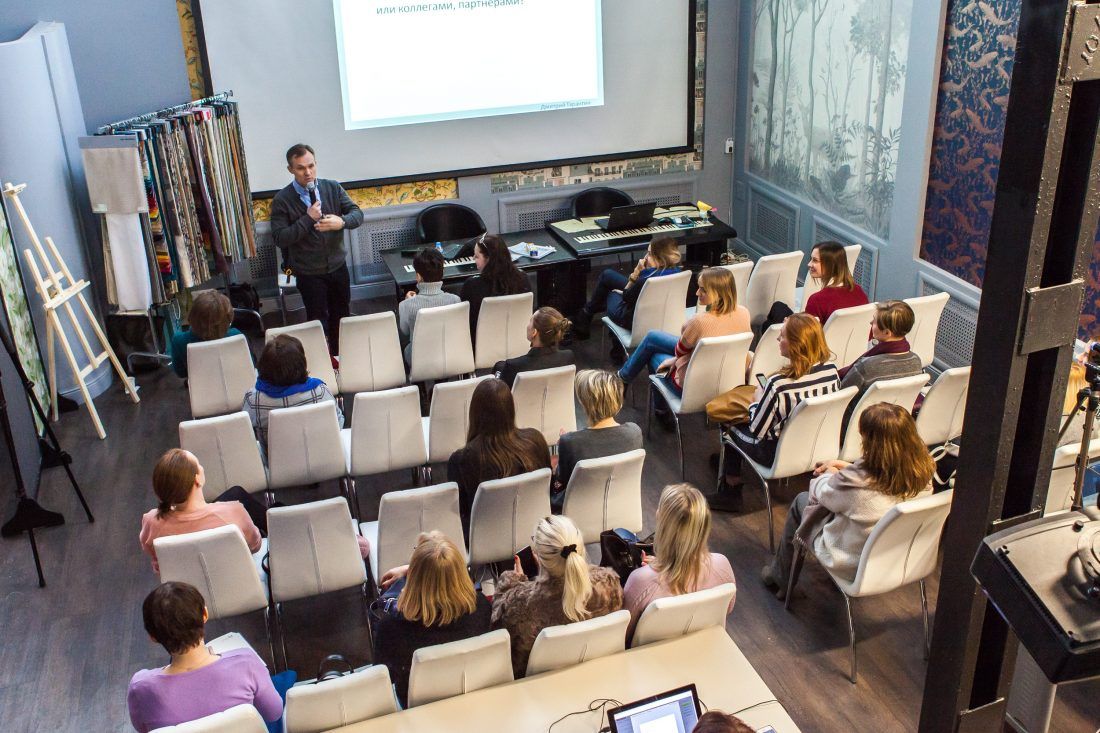 лекция-практикум «Психология общения, как достичь взаимопонимания с клиентом?» в Центре Дизайна Мануфактура 5 Ампир Декор