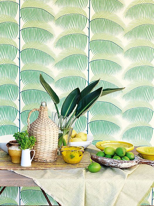 пальмовые листья на обоях Voyage of Discovery