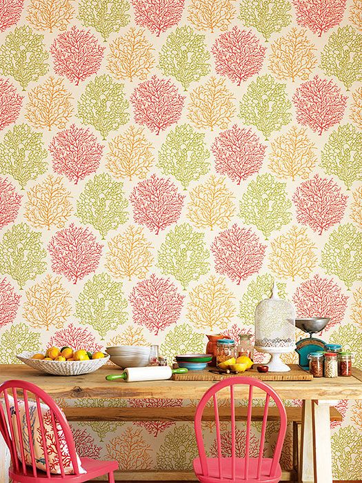 обои с рисунками кораллов из коллекции Voyage of Discovery