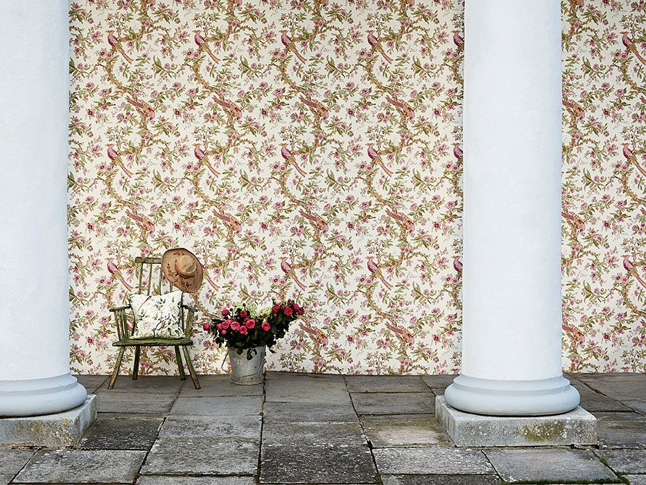 старинный принт с фазанами из коллекции Woodville от Zoffany