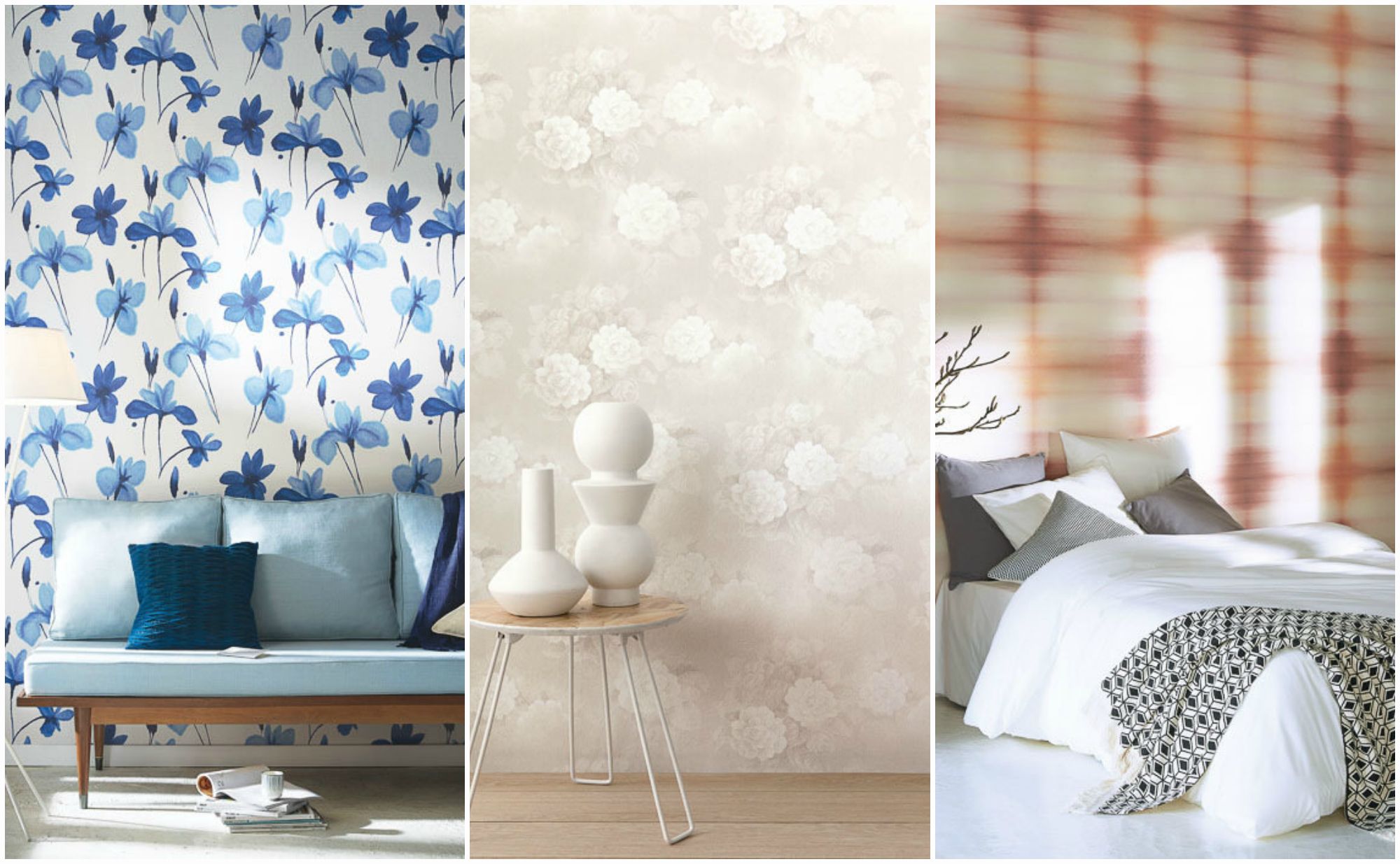 Обои из коллекции Aqua, вдохновленные морем и техникой тай-дай