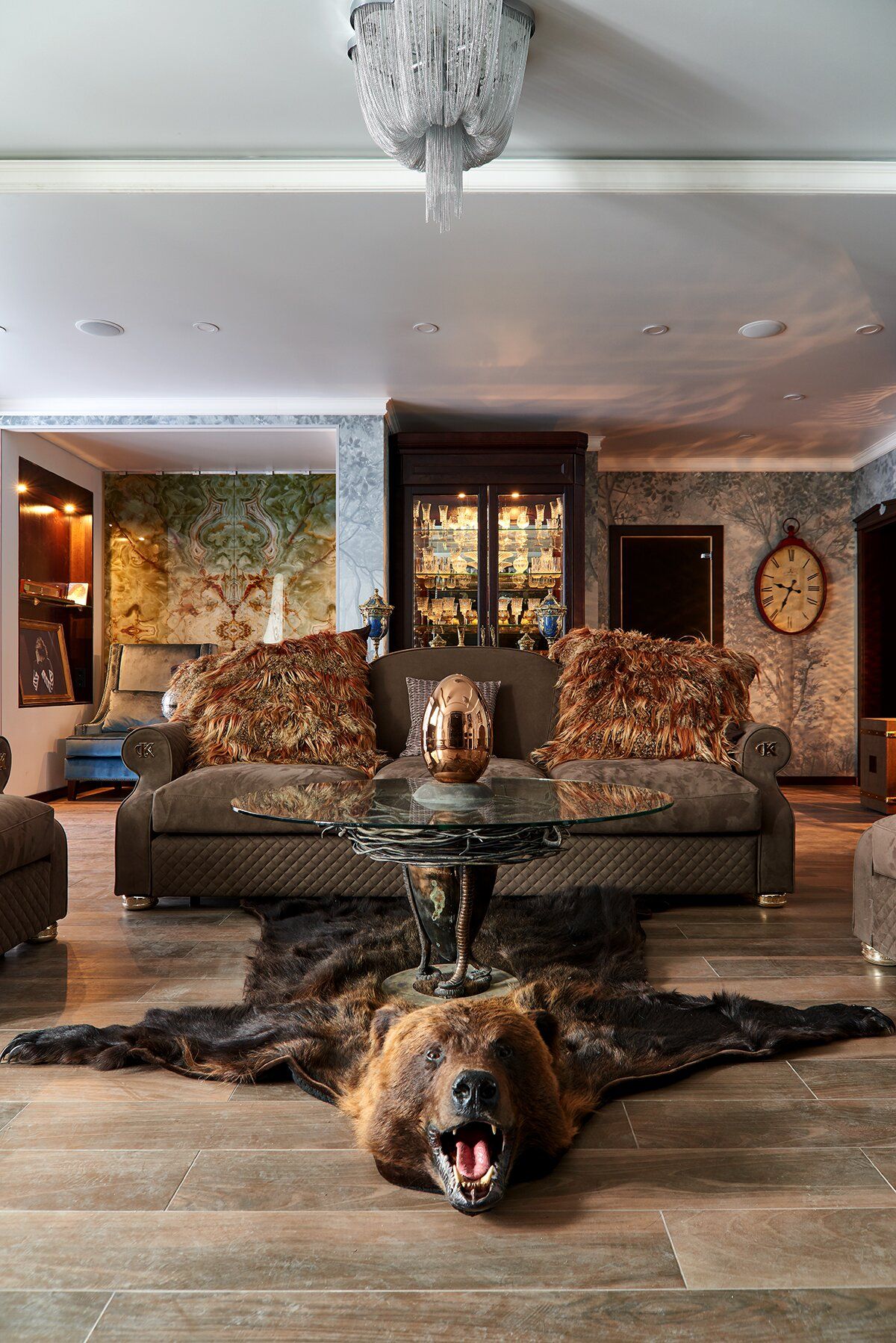 декор и аксессуары чилаут-зоны в доме Филиппа Киркорова