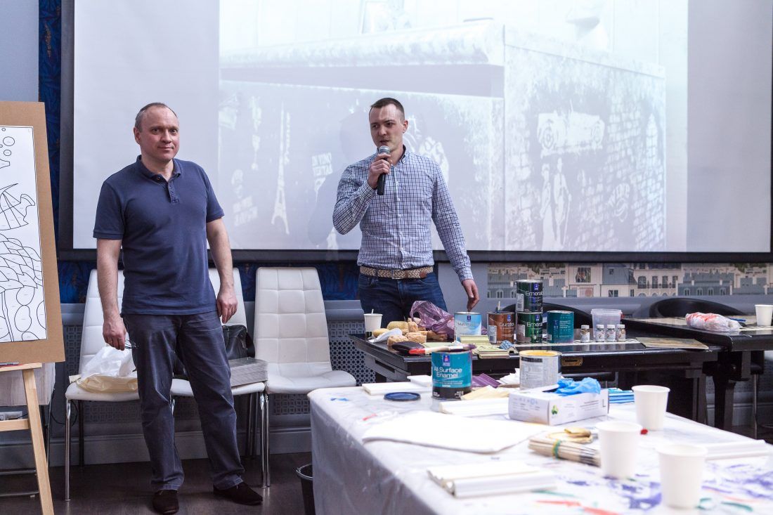 мастер-класс Михаила Дудина по декорированию лепнины в Центре Дизайна Мануфактура 5 Ампир Декор