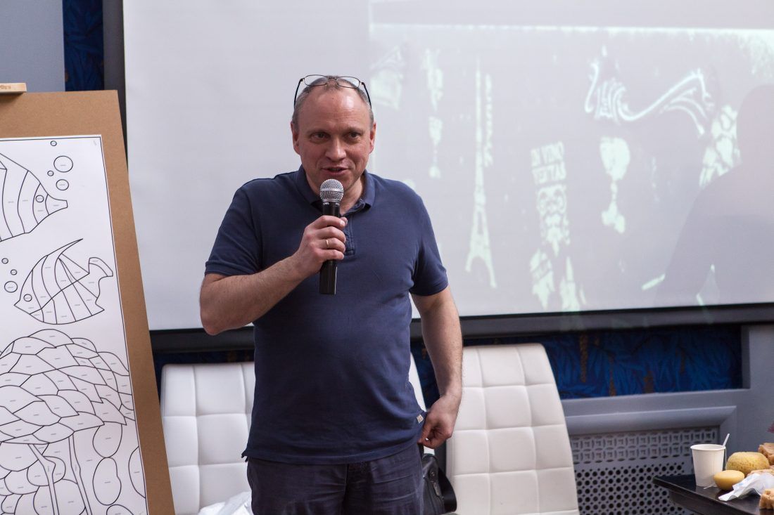 мастер-класс Михаила Дудина по декорированию лепнины в Центре Дизайна Мануфактура 5 Ампир Декор