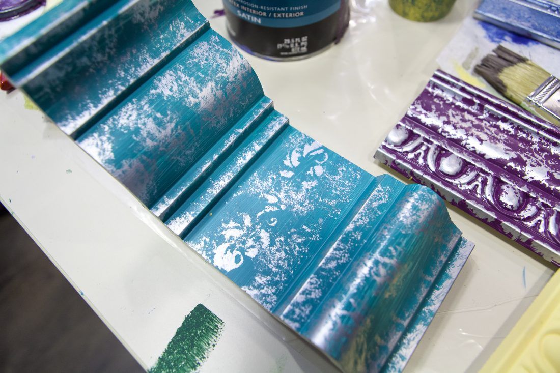 мастер-класс Михаила Дудина по декорированию лепнины в Центре Дизайна Мануфактура 5 Ампир Декор