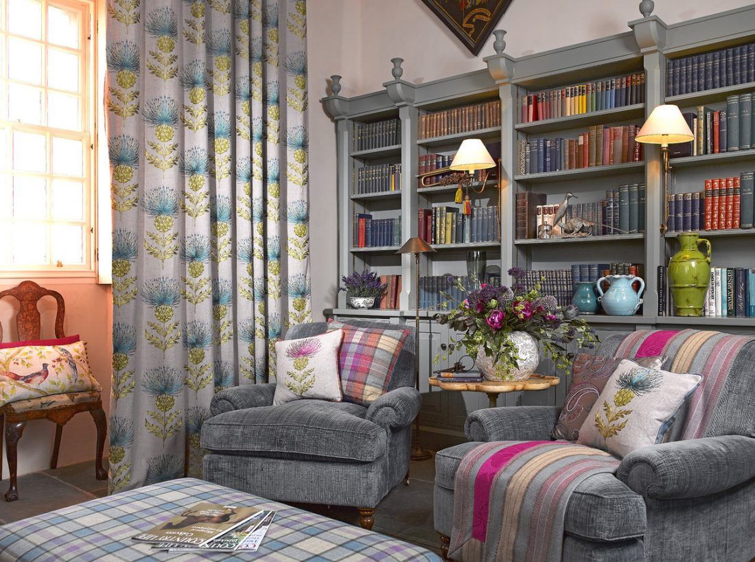 Ткани в стиле «кантри» из коллекции Boutique Highlands английского бренда Voyage Decoration