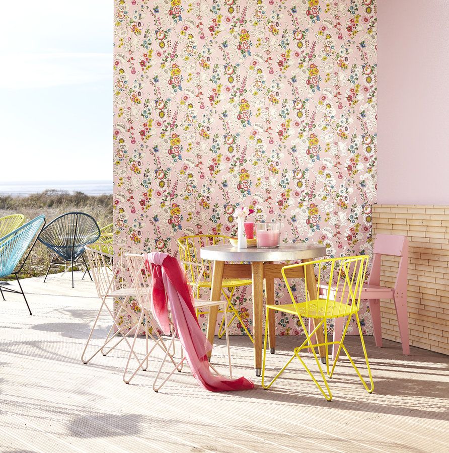 цветочные мотивы на обоях Ibiza