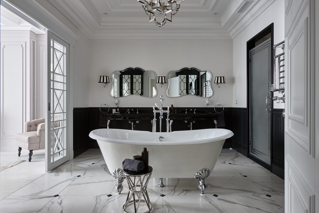 Ванная в квартире жилого комплекса «Wine House», проект Mill Studio