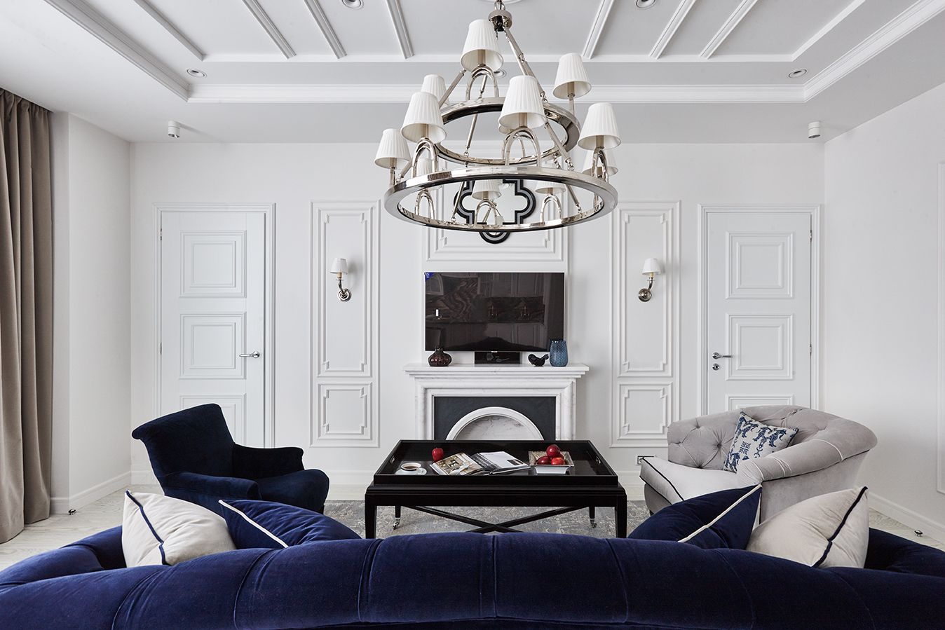 гостиная в квартире жилого комплекса «Wine House», проект Mill Studio