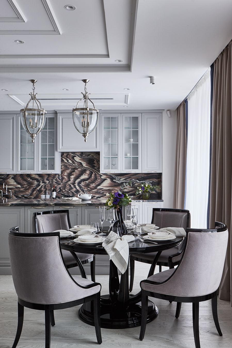 кухня в квартире жилого комплекса «Wine House», проект Mill Studio