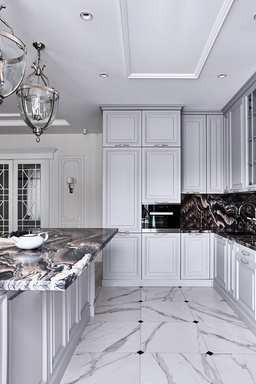 кухня в квартире жилого комплекса «Wine House», проект Mill Studio