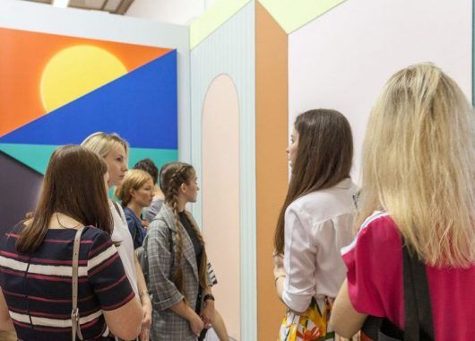 презентация коллекции обоев под покраску Баухаус (Bauhaus) на выставке АрхМосква 2018