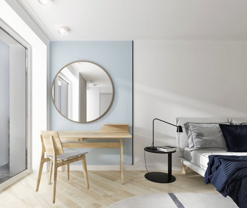 3D-эскиз спальни, дизайнер Оксана Лисоветченко