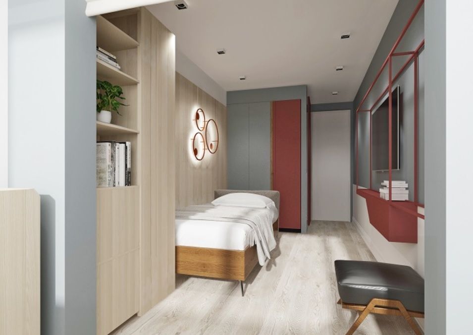 спальня, проект дизайнера Оксаны Лисоветченко