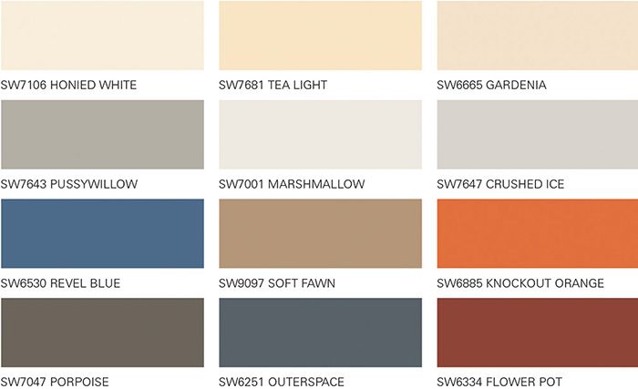 цветовая группа F