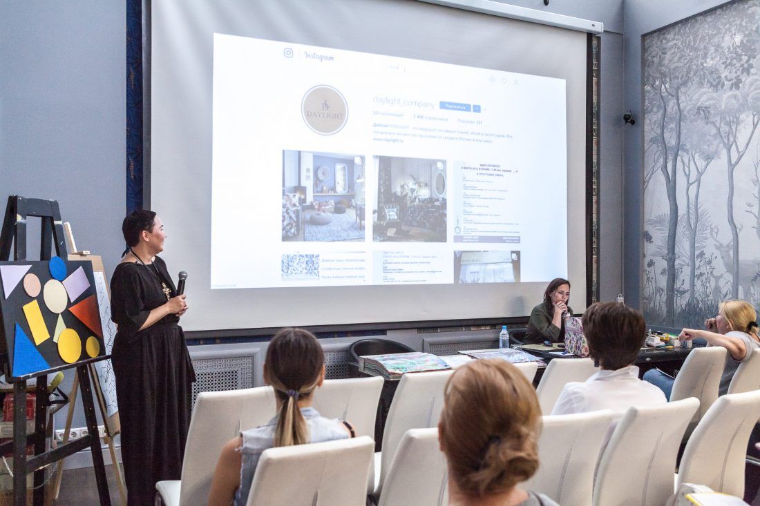 семинар дизайнера по текстилю Екатерины Егоровой в Центре Дизайна Мануфактура 5 Ампир Декор