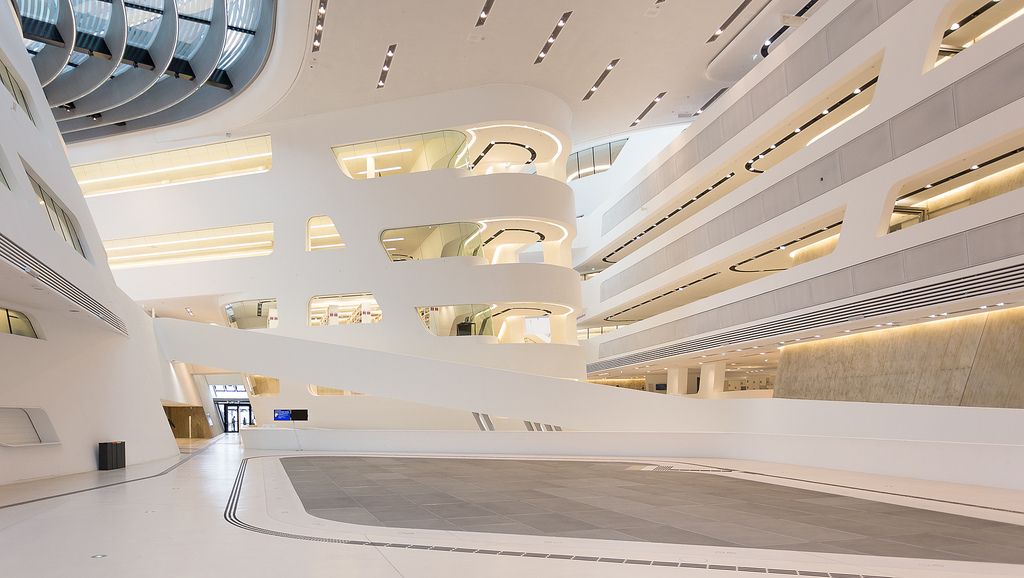 архитектура Заха Хадид Вена Австрия