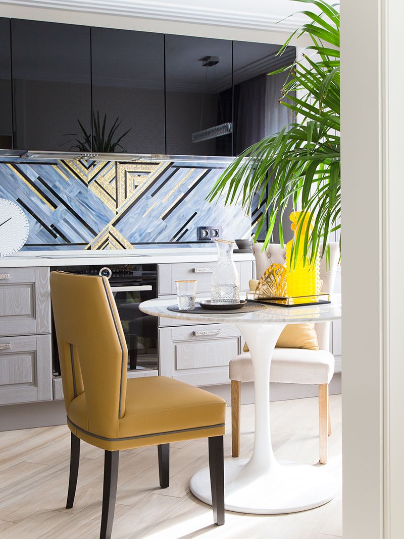 кухонный фартук - самый необычный элемент дизайн-проекта