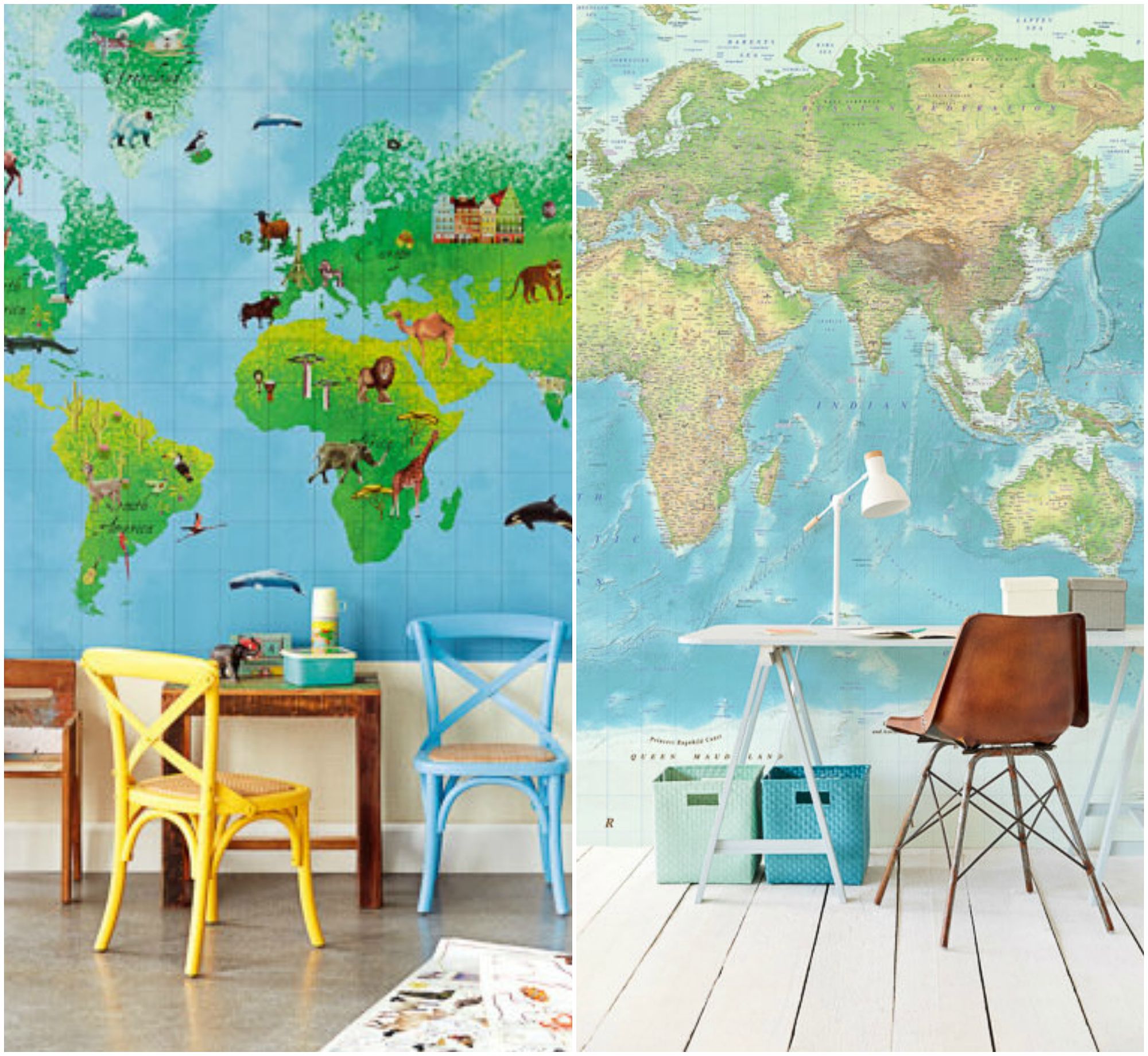 фотопанно из коллекций Hits For Kids и Wallpower Junior от Eijffinger