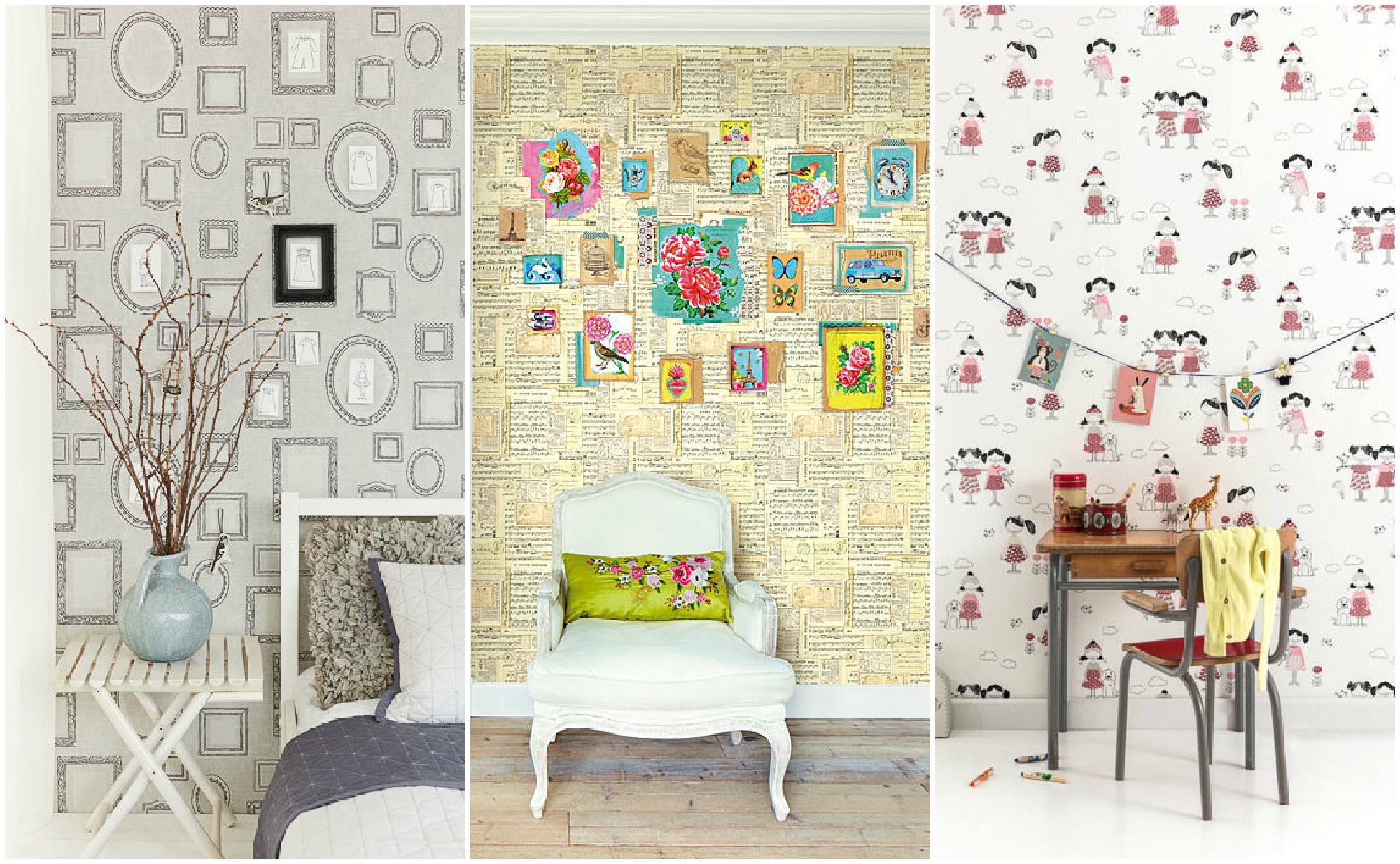 тематические обои из коллекций Black&Light, PIP и Cuddles&Hugs