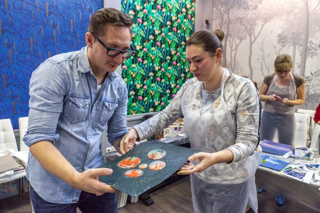 Мастер-класс Александра Мершиева 4 октября в Центре Дизайна Мануфактура 5 Ампир Декор