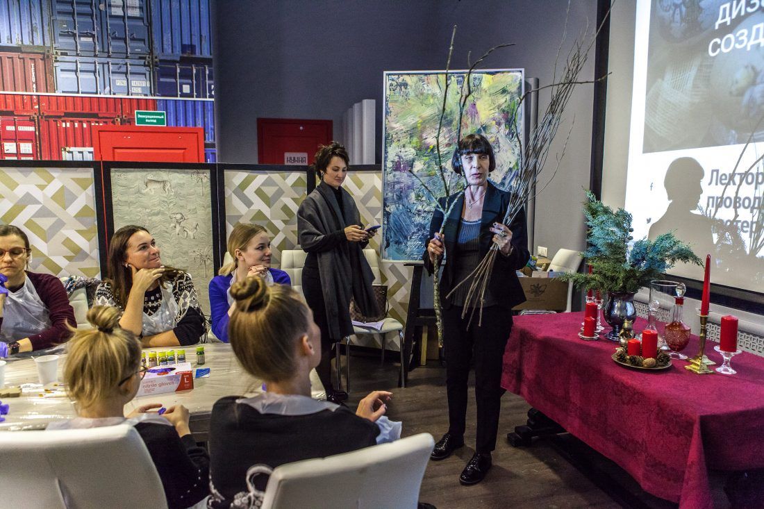 Мастер-класс по созданию новогодних украшений в Центре Дизайна Мануфактура 5 Ампир Декор