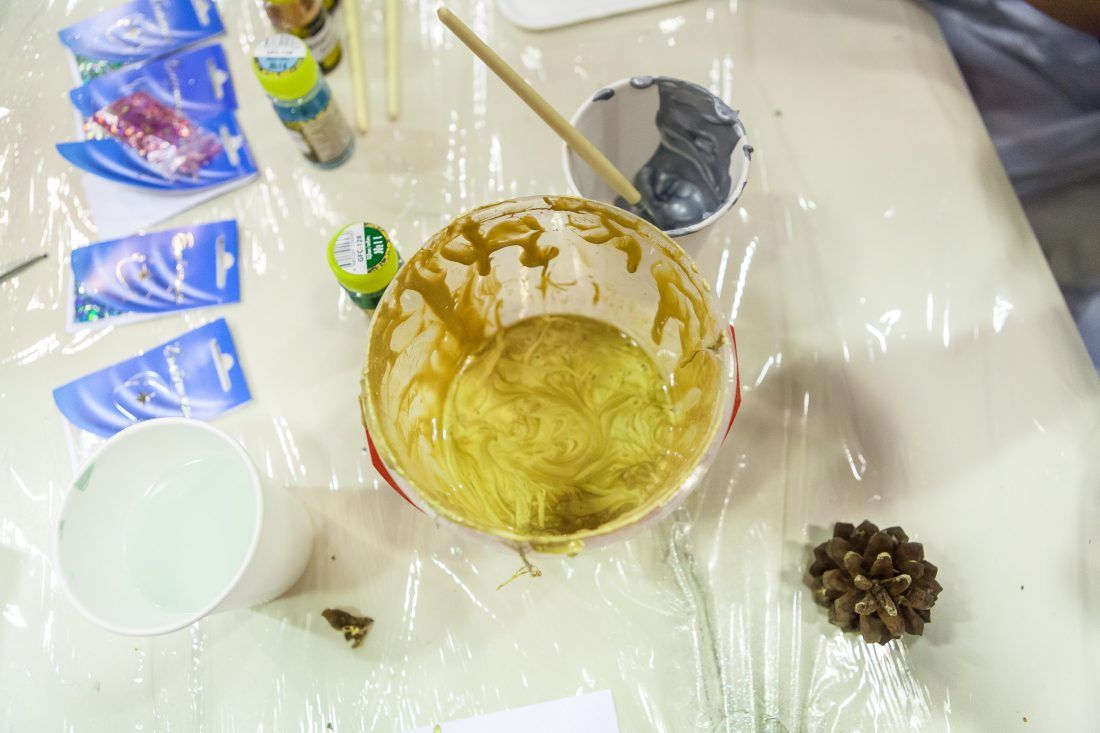 Мастер-класс по созданию новогодних украшений в Центре Дизайна Мануфактура 5 Ампир Декор