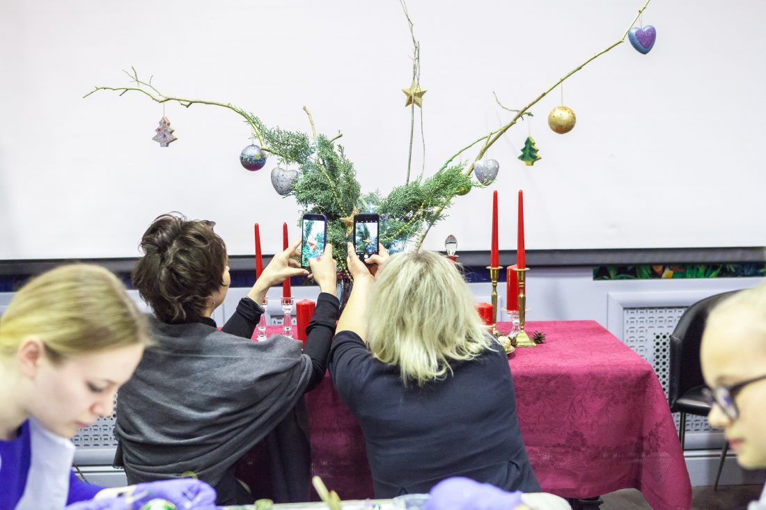 Мастер-класс по созданию новогодних украшений в Центре Дизайна Мануфактура 5 Ампир Декор