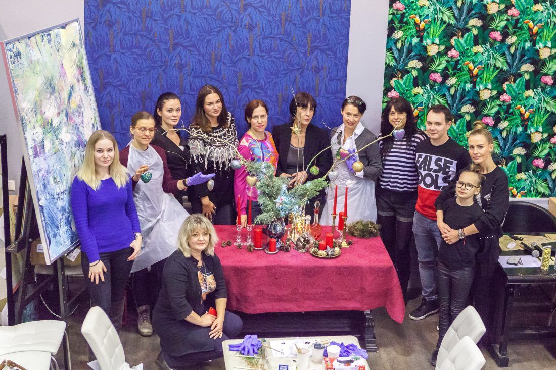 Мастер-класс по созданию новогодних украшений в Центре Дизайна Мануфактура 5 Ампир Декор