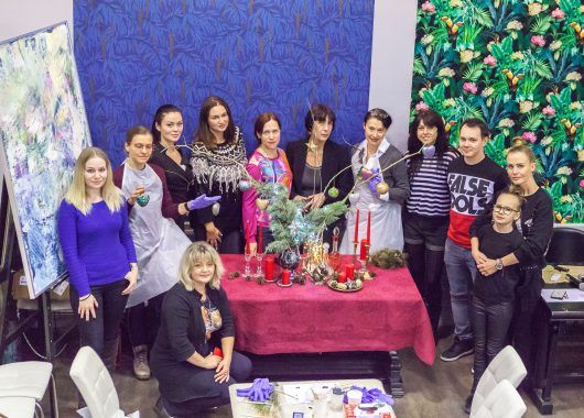 Мастер-класс по созданию новогодних украшений в Центре Дизайна Мануфактура 5 Ампир Декор