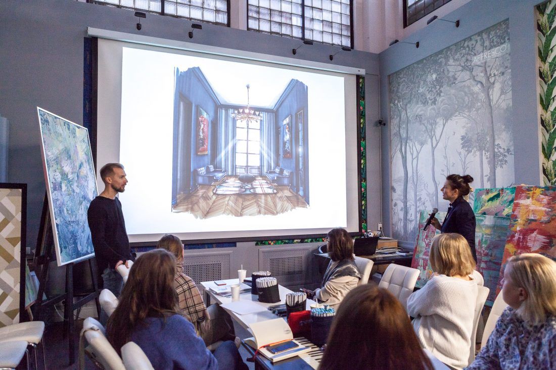 Мастер-класс по скетчингу от команды Artlover space в Центре Дизайна Мануфактура 5 Ампир Декор