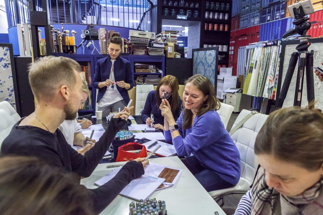 Мастер-класс по скетчингу от команды Artlover space в Центре Дизайна Мануфактура 5 Ампир Декор