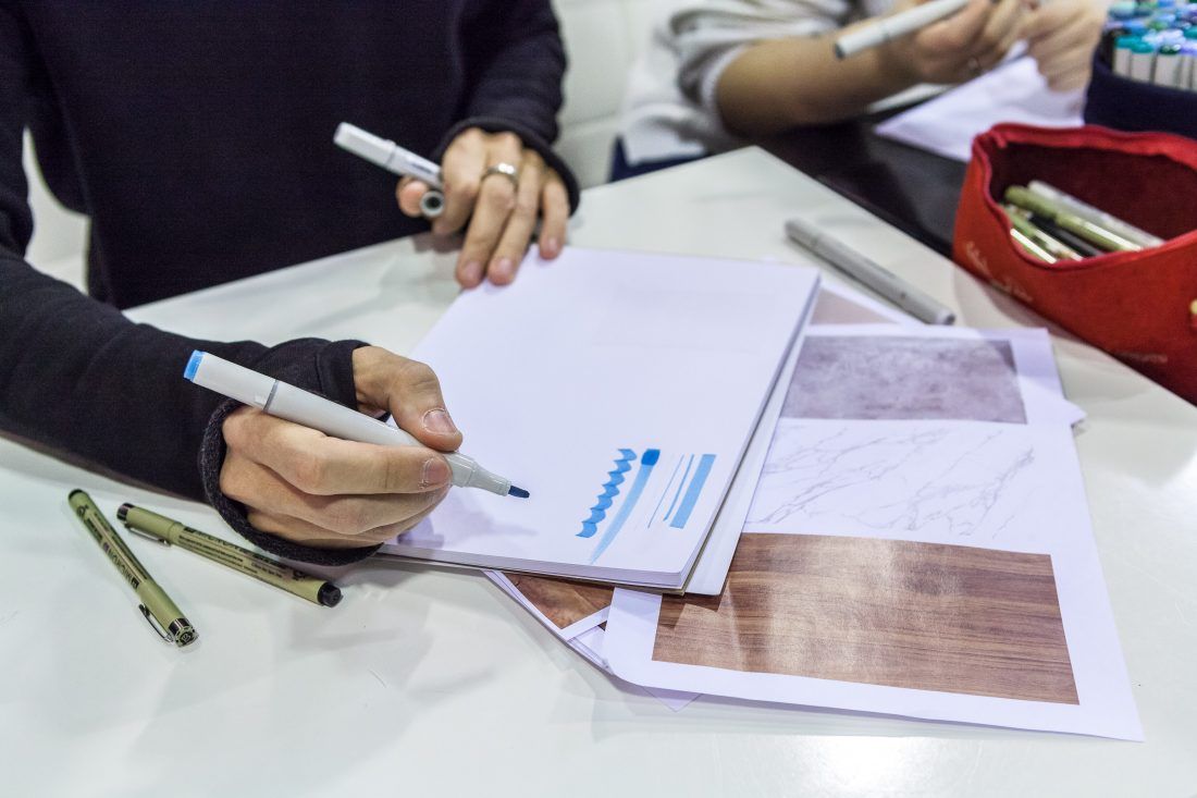 Мастер-класс по скетчингу от команды Artlover space в Центре Дизайна Мануфактура 5 Ампир Декор