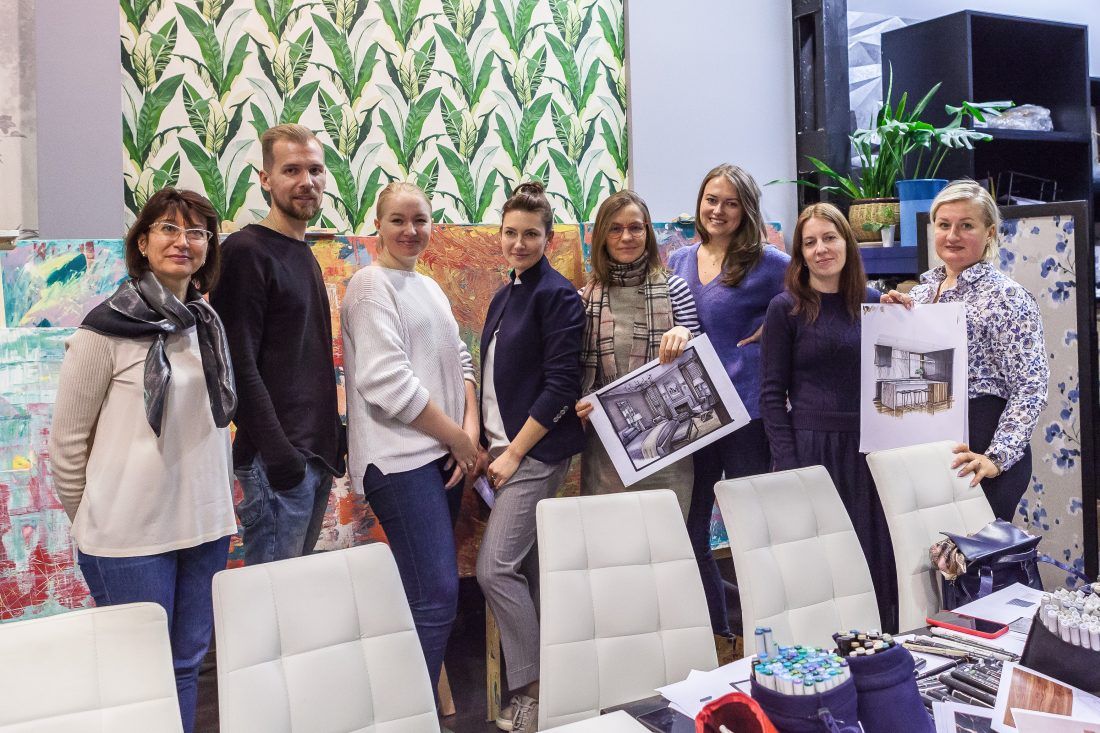 Мастер-класс по скетчингу от команды Artlover space в Центре Дизайна Мануфактура 5 Ампир Декор