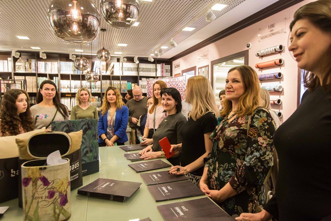 Мастер-класс декоратора Дианы Мухтаровой в салоне Ампир Декор в Санкт-Петербурге