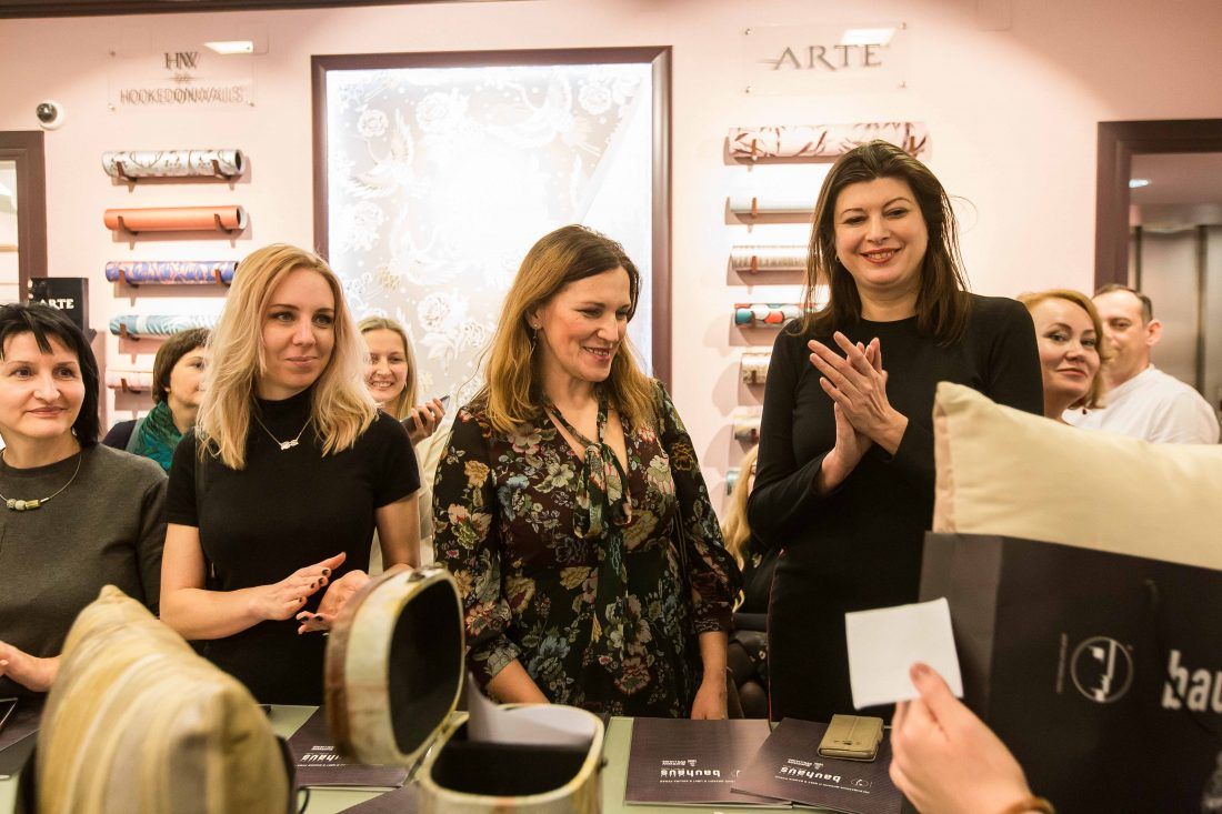 Мастер-класс декоратора Дианы Мухтаровой в салоне Ампир Декор в Санкт-Петербурге